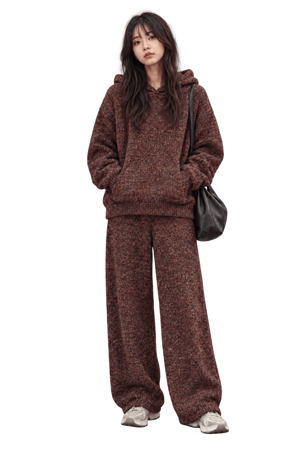 Relaxed Knit Style の全身コーディネート
