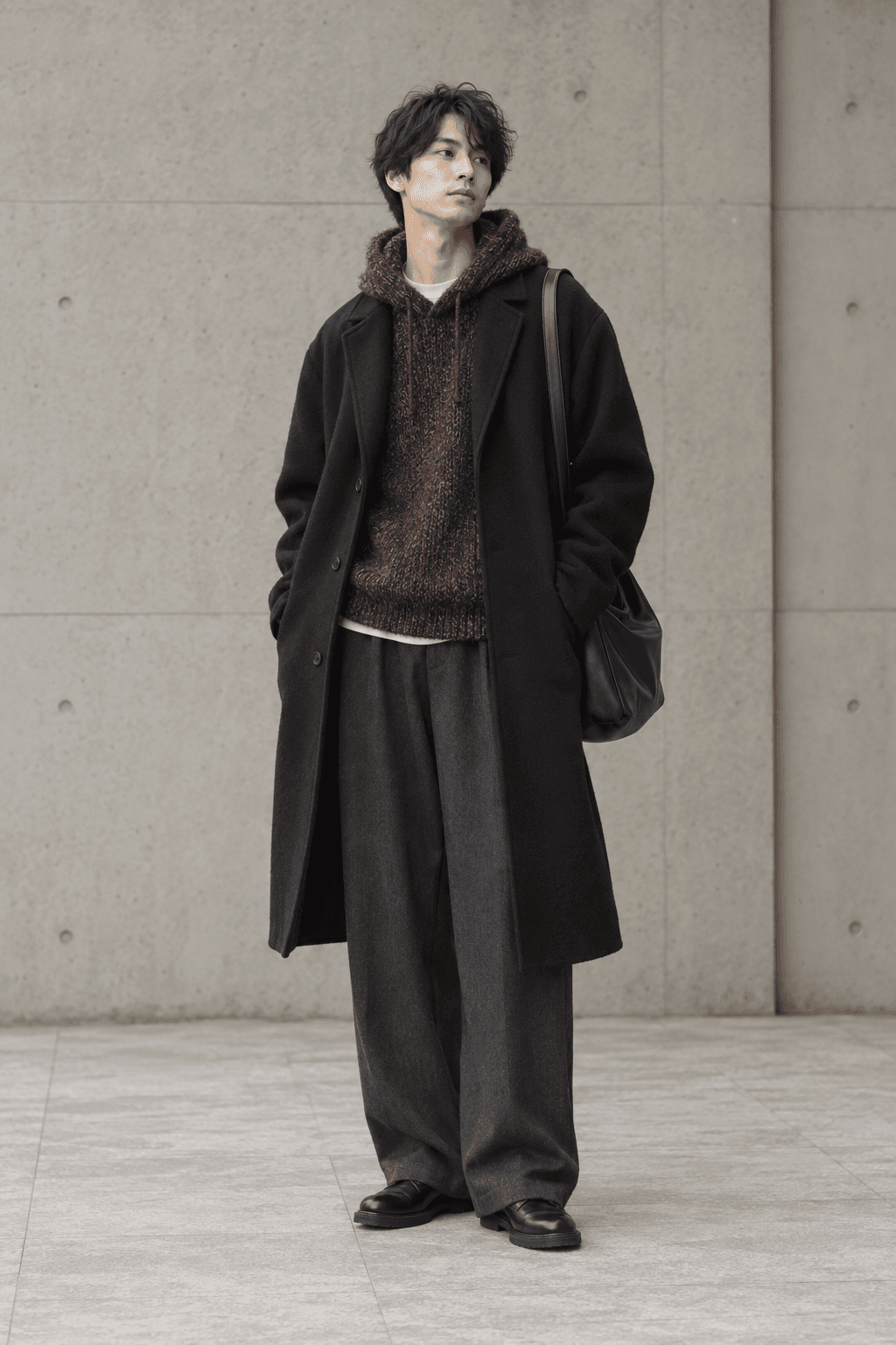 City Layered Style の全身コーディネート